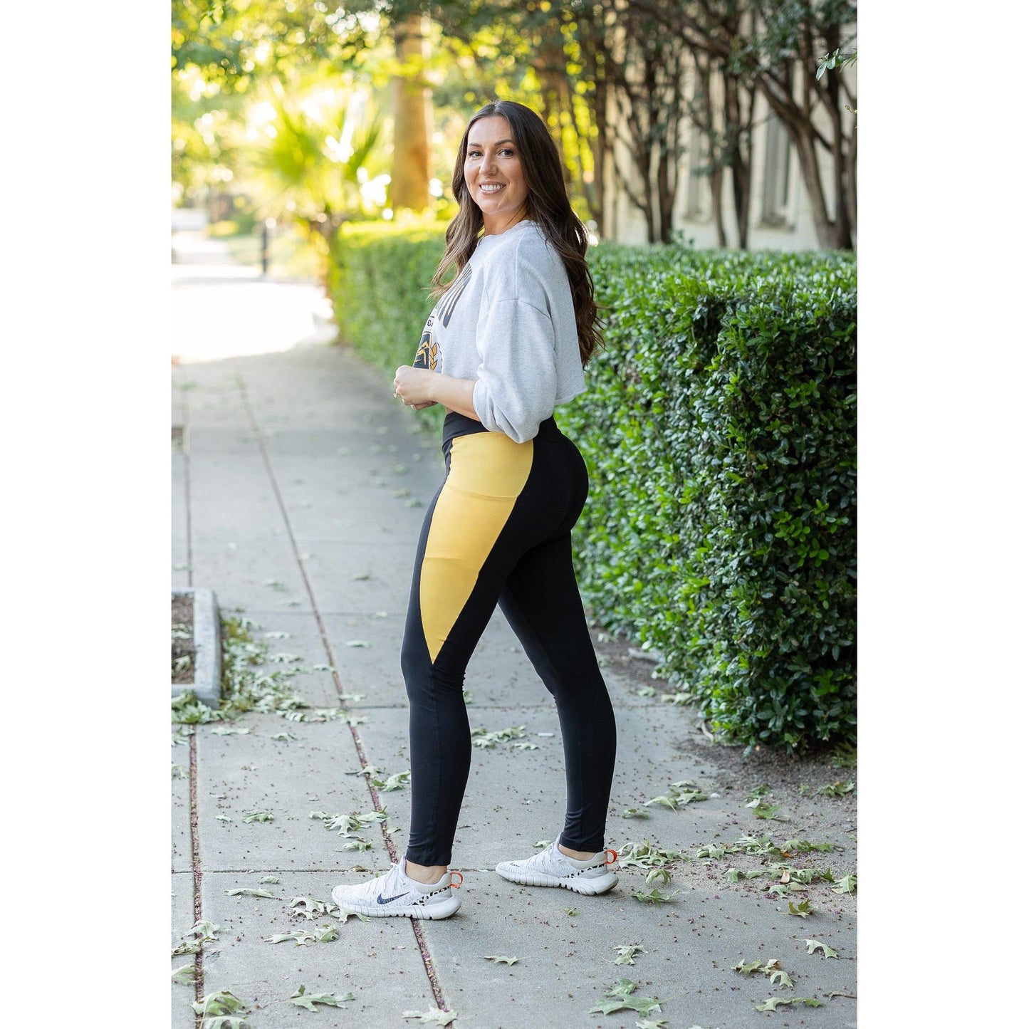 PreOrder | The Yasmine - Yellow Panel Full Length Leggings  ROUND 2