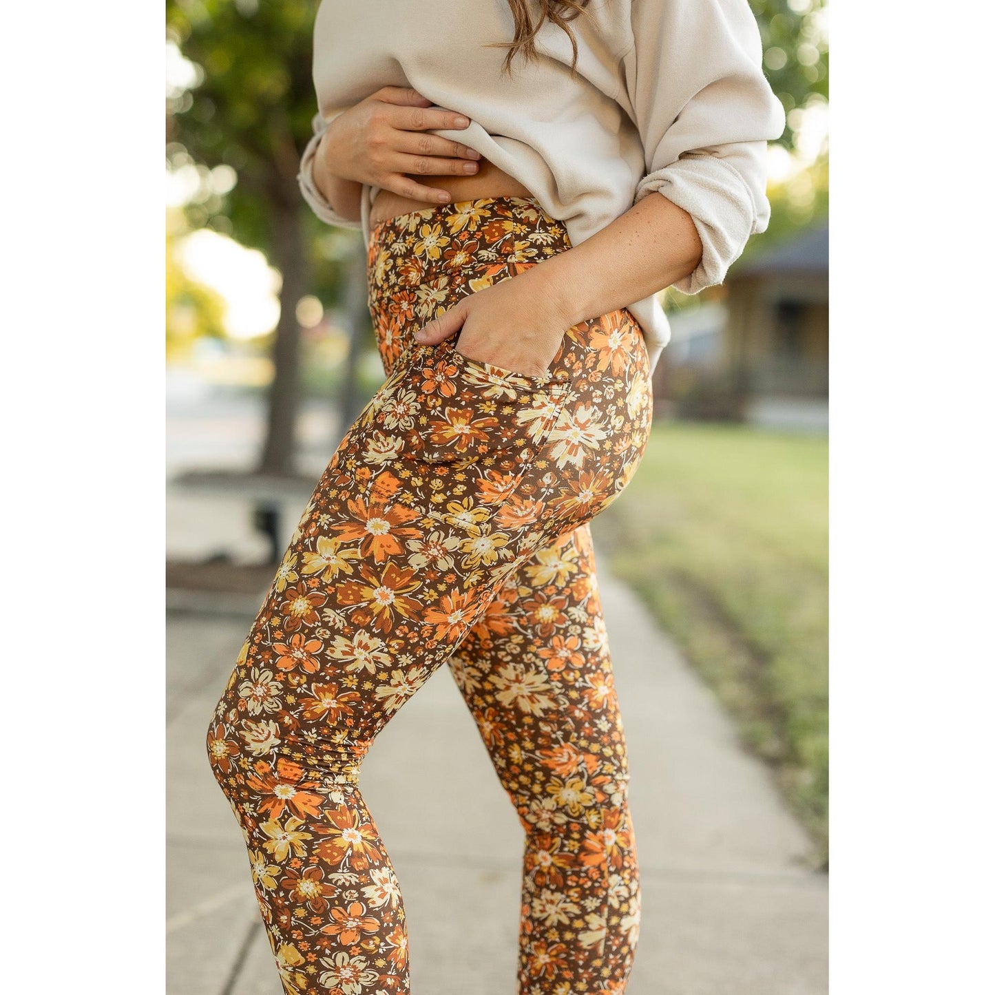 PreOrder |  The Autumn - Fall Leaves Leggings
