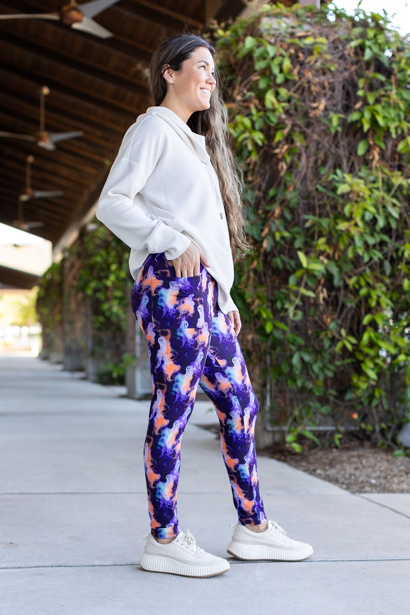 PreOrder | The Trixie - Ghosts Leggings - Luxe Leggings by Julia Rose®