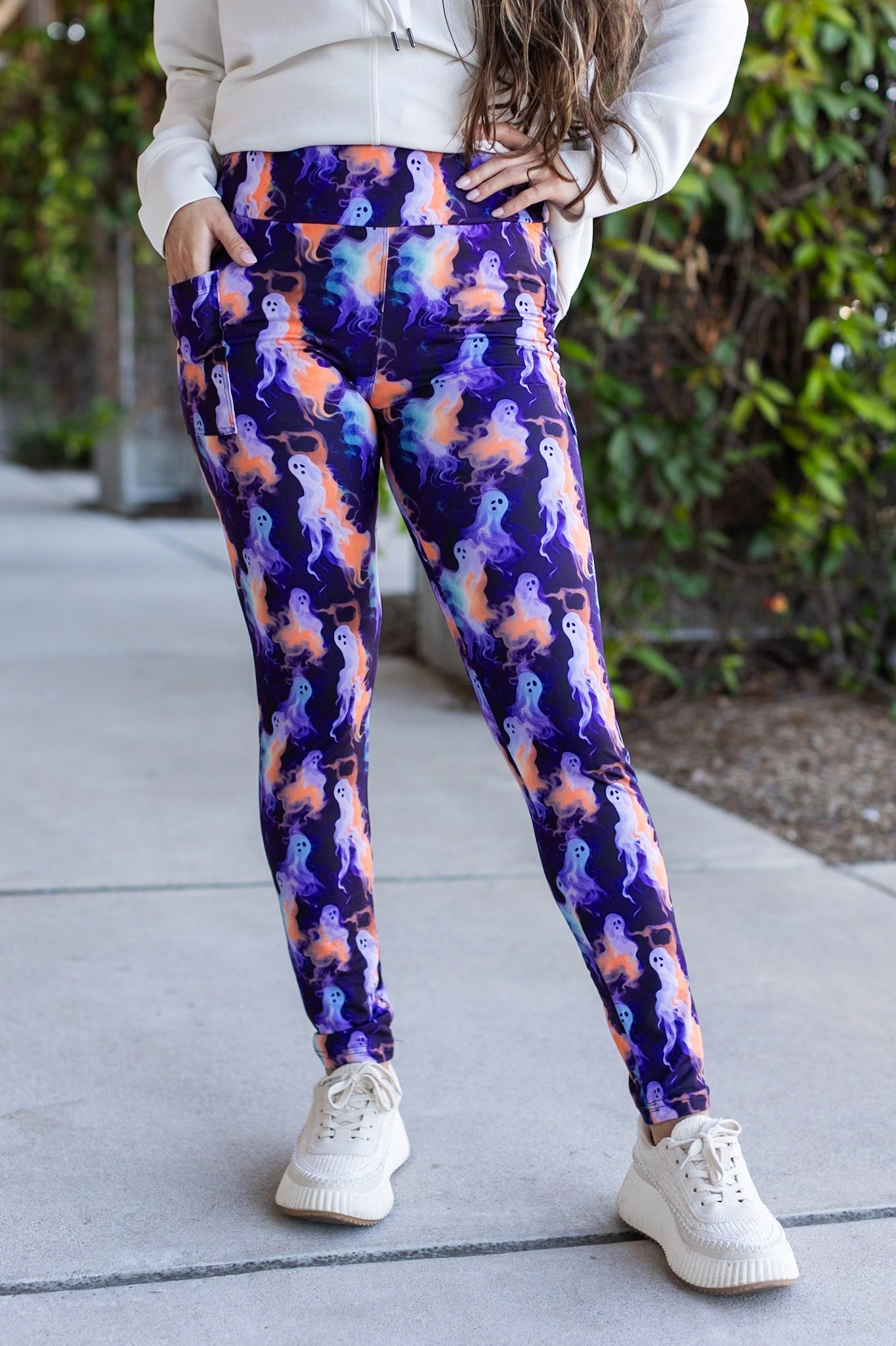PreOrder | The Trixie - Ghosts Leggings - Luxe Leggings by Julia Rose®