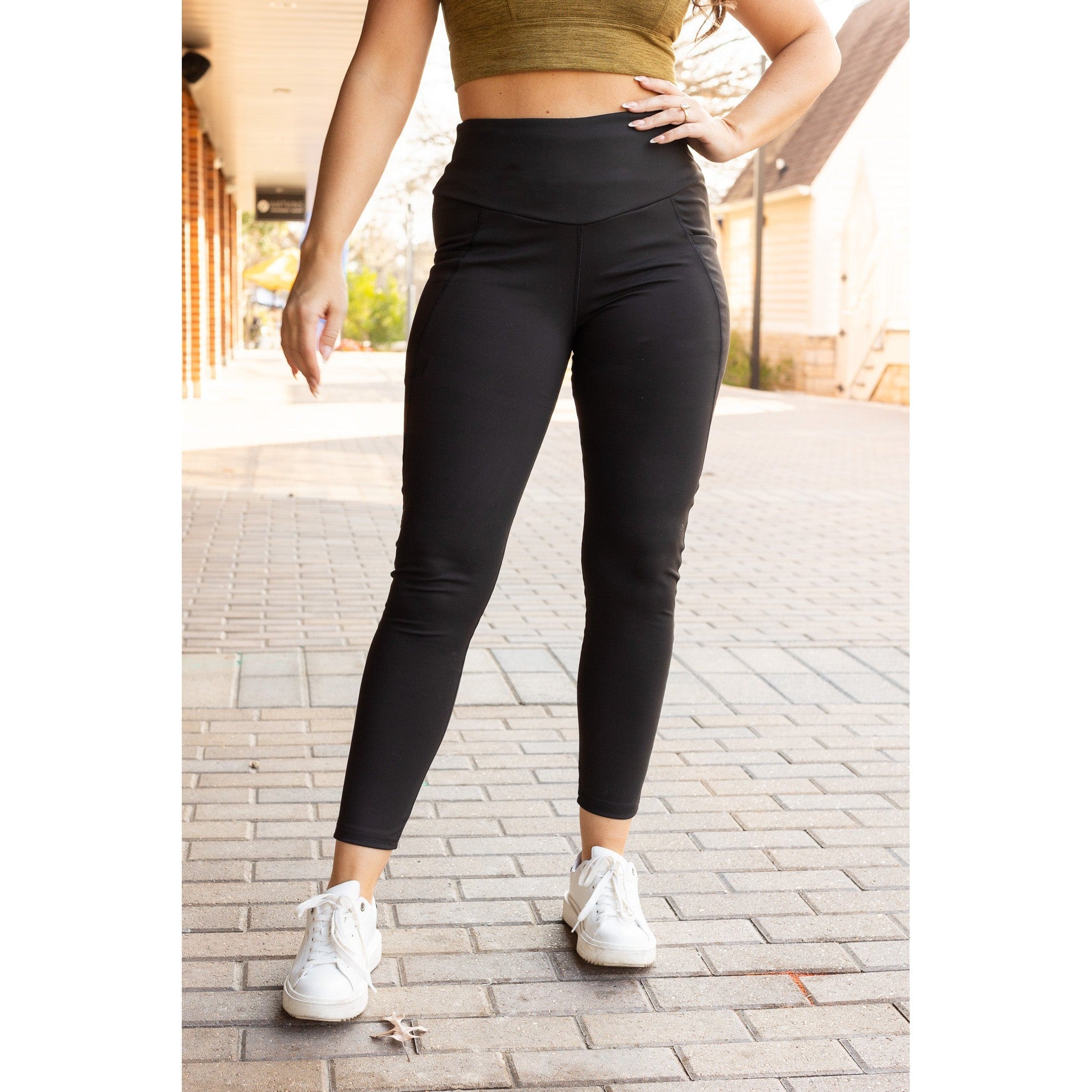 Julia Rose Adriana tummy control full-length leggings high waisted