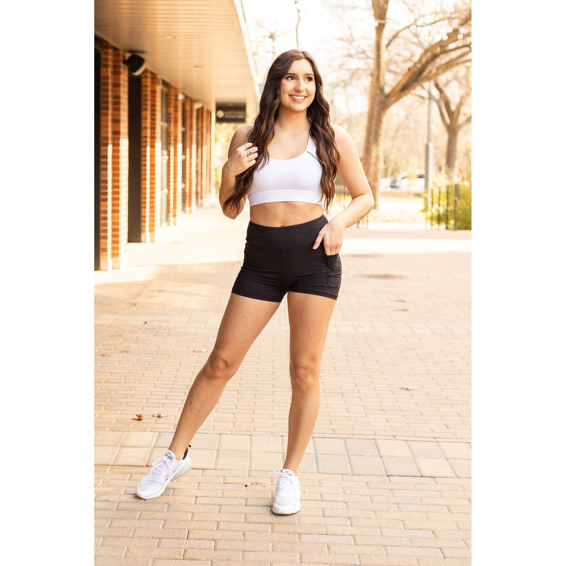 Julia Rose The Sasha pro biker 3-inch shorts high-waisted women’s biker shorts