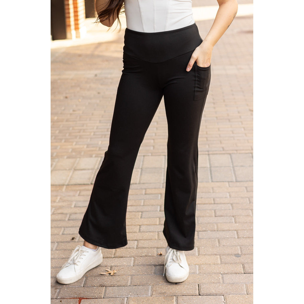 Julia Rose The Madeline tummy control bootcut leggings high-waisted women’s leggings