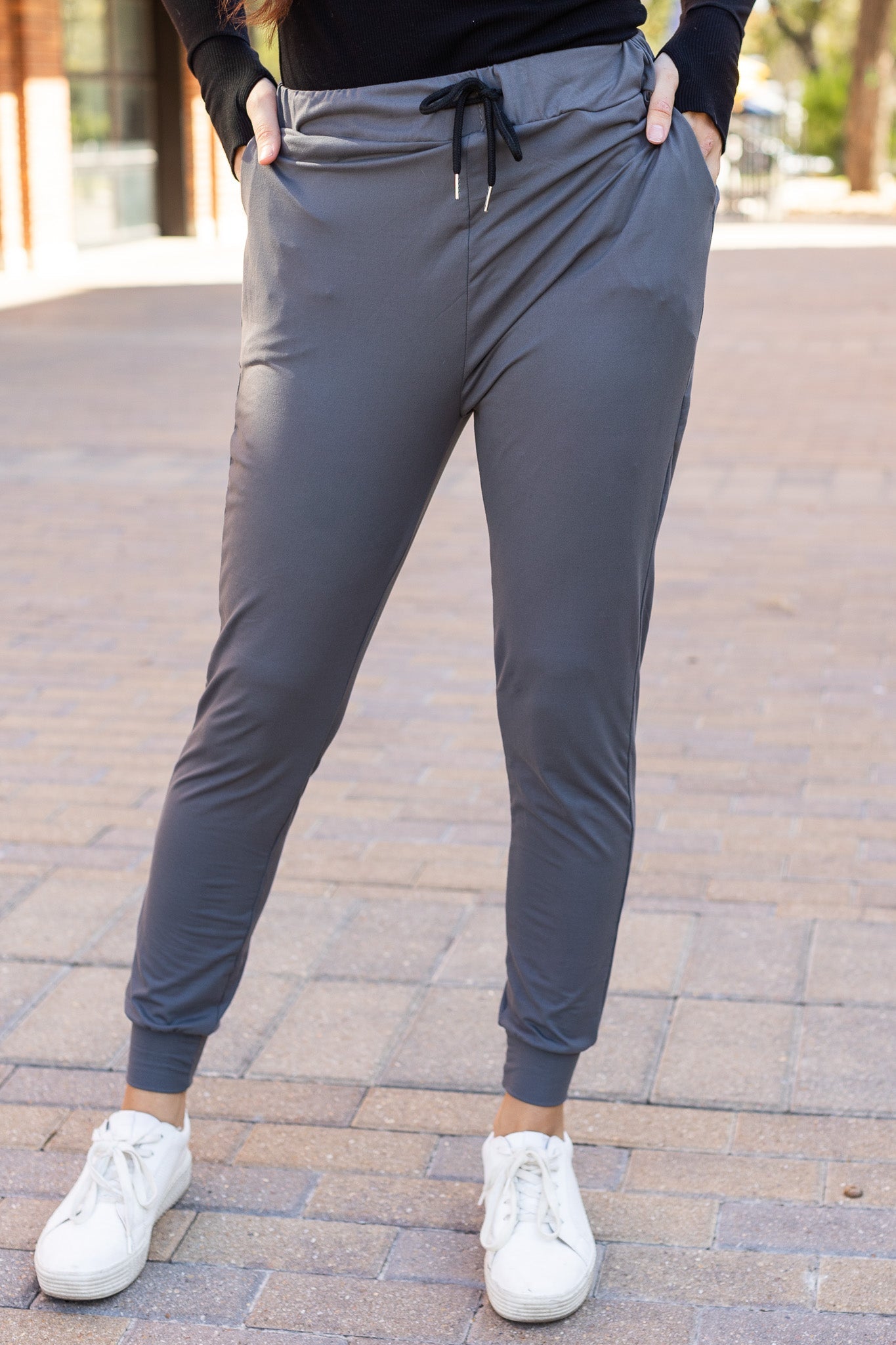 PreOrder | The Cindy Charcoal Joggers - Luxe Leggings by Julia Rose® Round 2