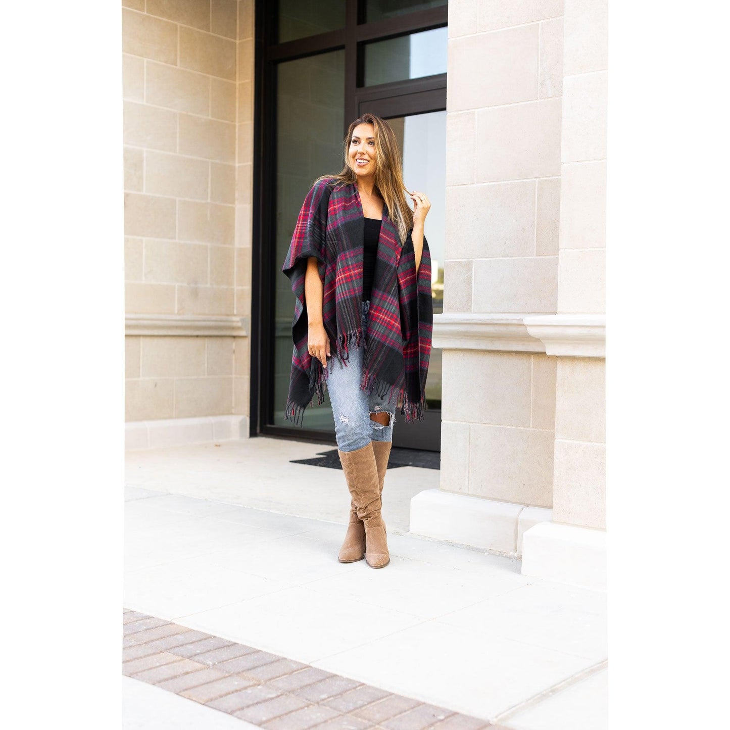 Ready to Ship  | The Marlie One Size Shawl/Ponchos