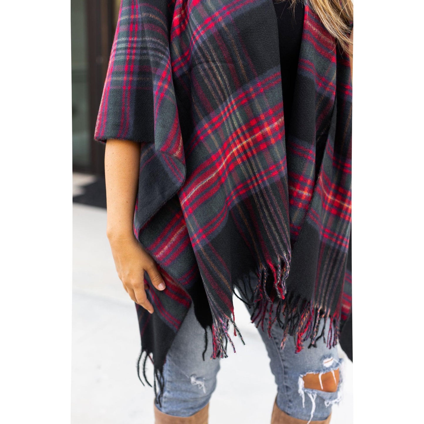 Ready to Ship  | The Marlie One Size Shawl/Ponchos