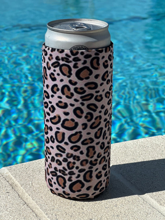 Slim Can Holder "Leopard"