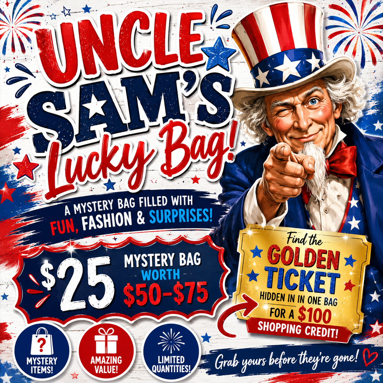 🇺🇸 Uncle Sam's Lucky Bag