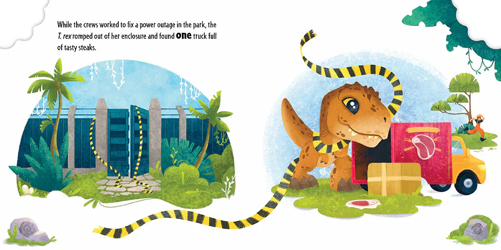 Jurassic World: The Very Hungry Dinosaur (Board Book)