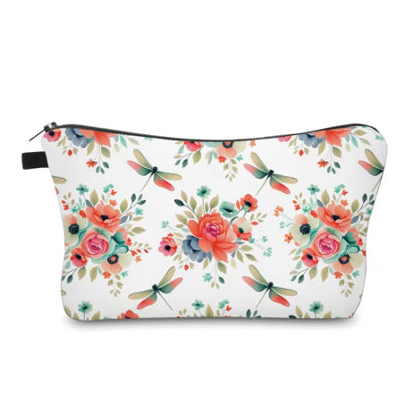 Pouch - Floral Dragonfly