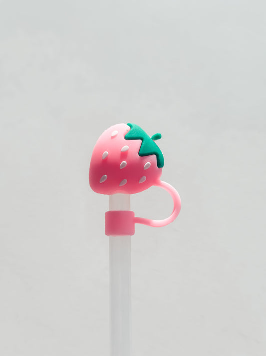Straw Cover "Pink Strawberry"