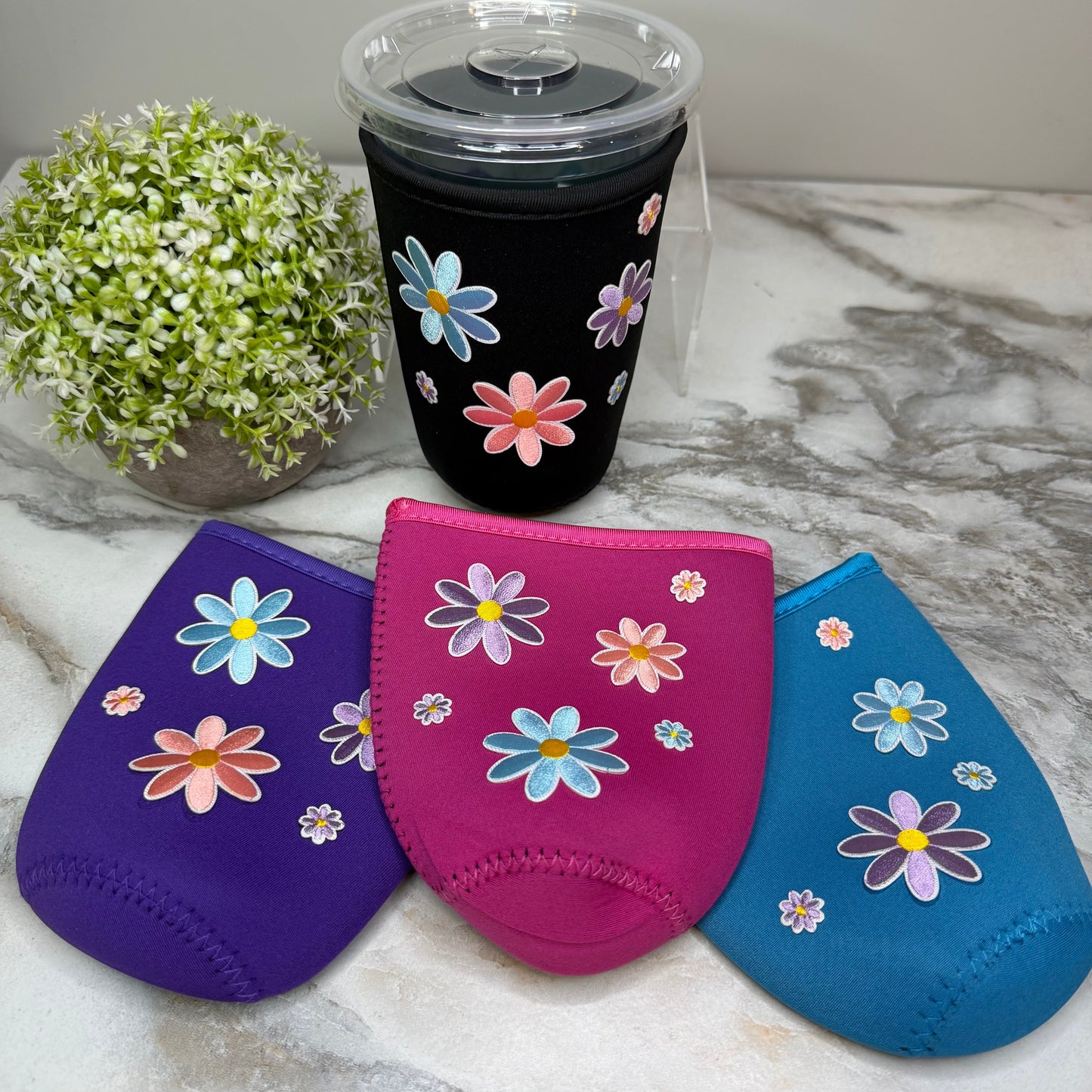 Bundled Set - Floral Patches Blue