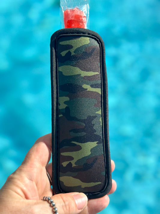 Neoprene Popsicle Holder "Camo"