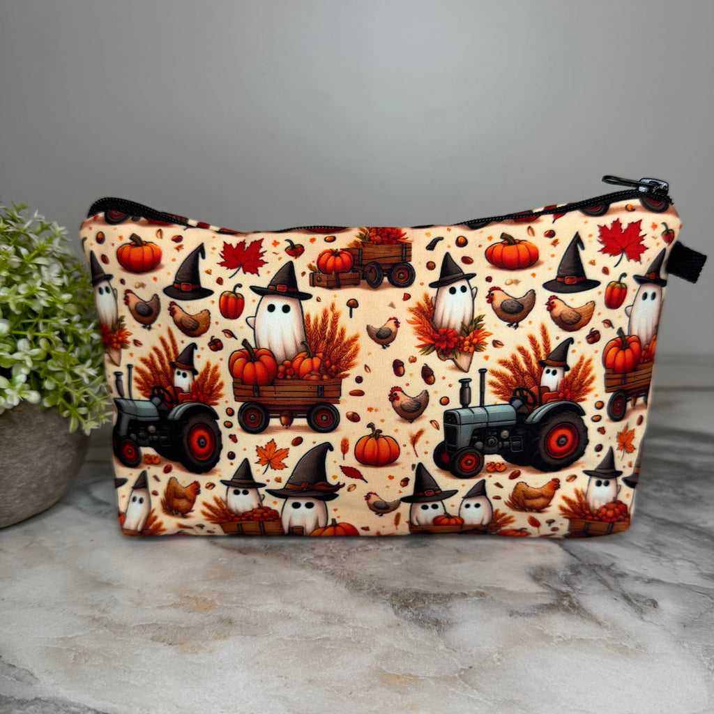 Pouch - Halloween Fall - Ghost Hayride
