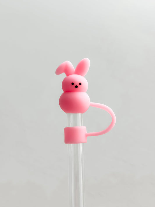 Straw Cover 10MM "Pink Bunny"