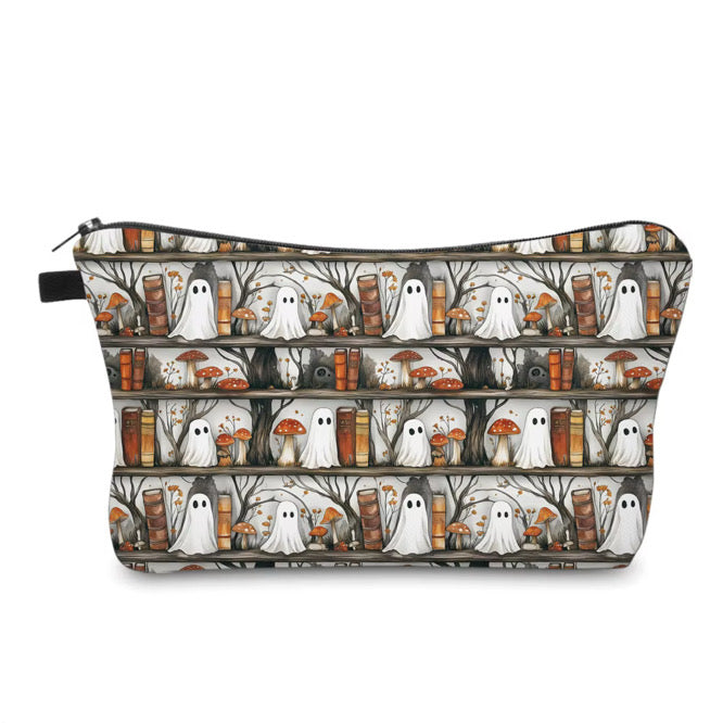 Pouch - Halloween - Ghost Bookshelf