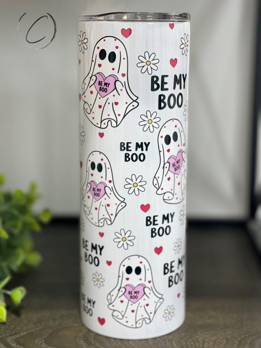 Be My Boo 20oz Skinny Tumbler