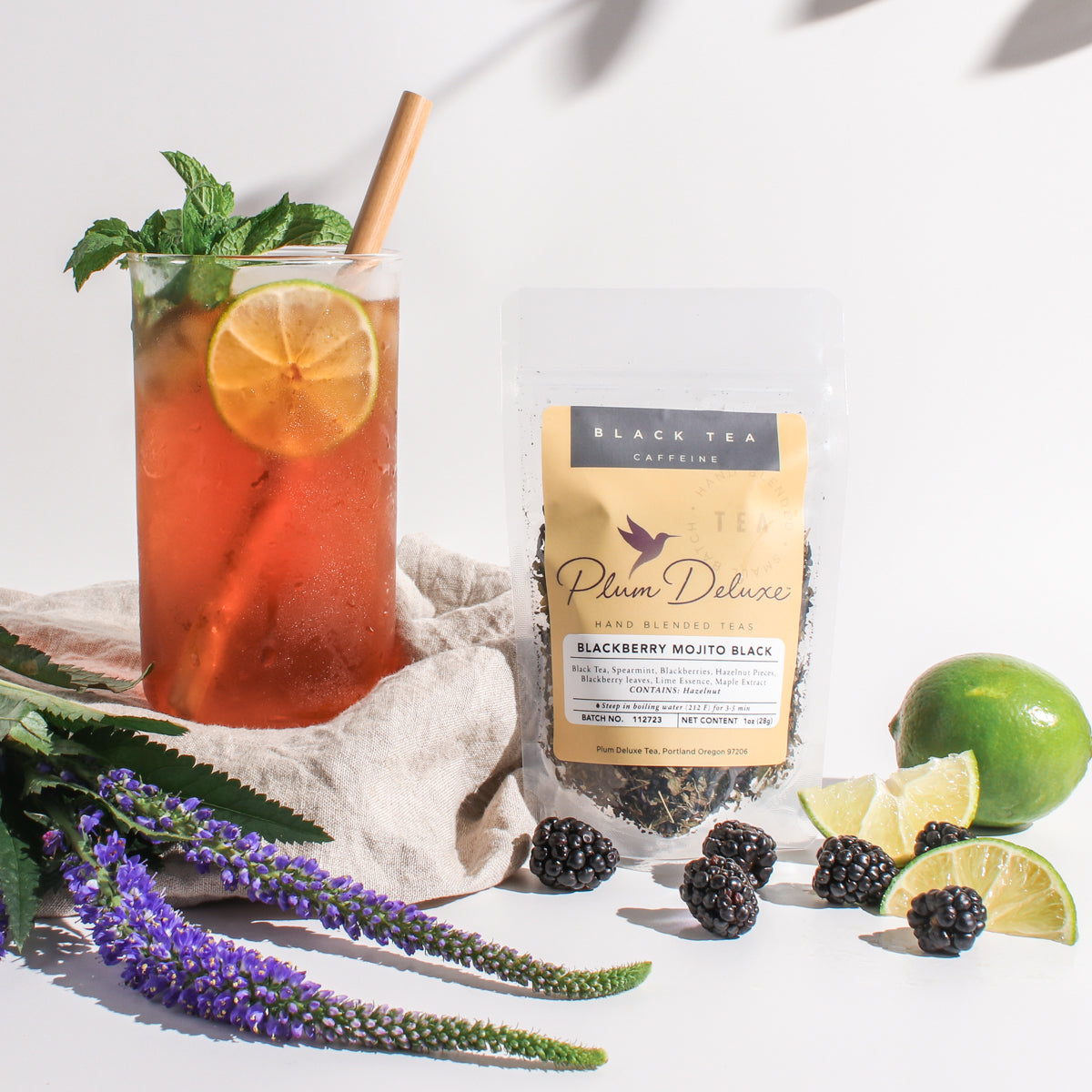 Blackberry Mojito Black Tea (Lime - Maple - Spearmint)