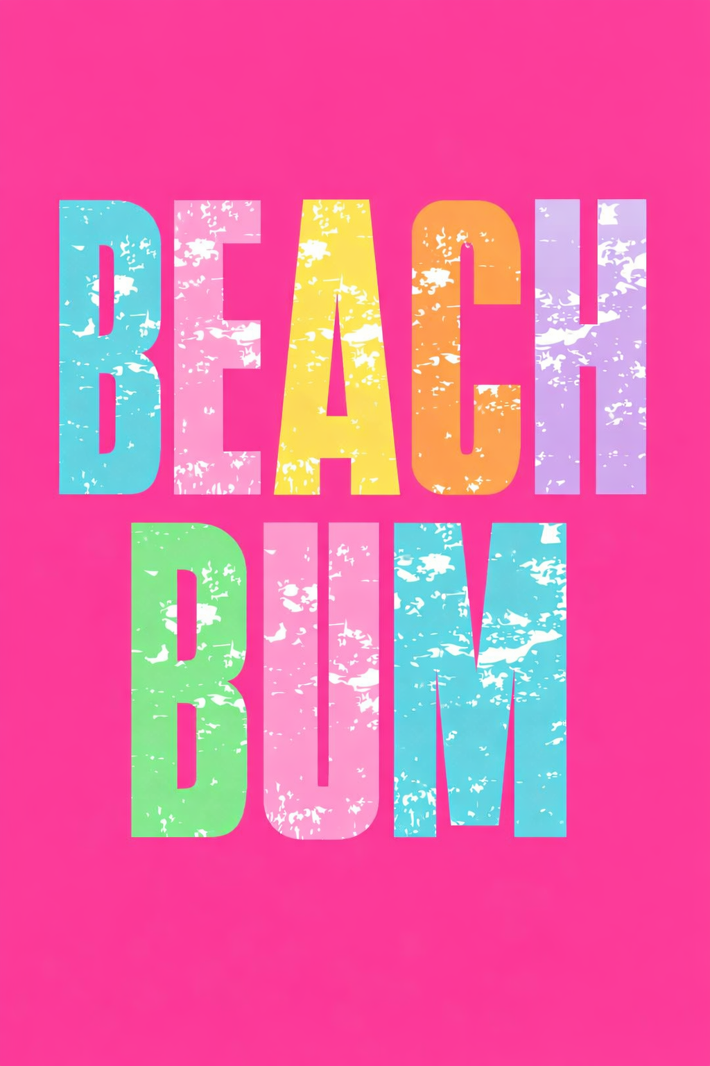 Ready to Ship | Beach Bum Blanket - Hot Pink