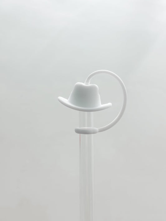 Straw Cover 10MM "White Hat"