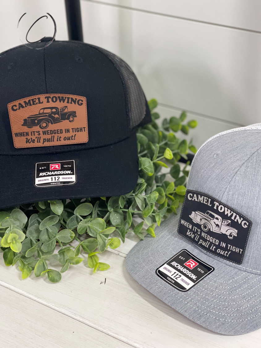 Adult Camel Towing Patch Snapback Hat