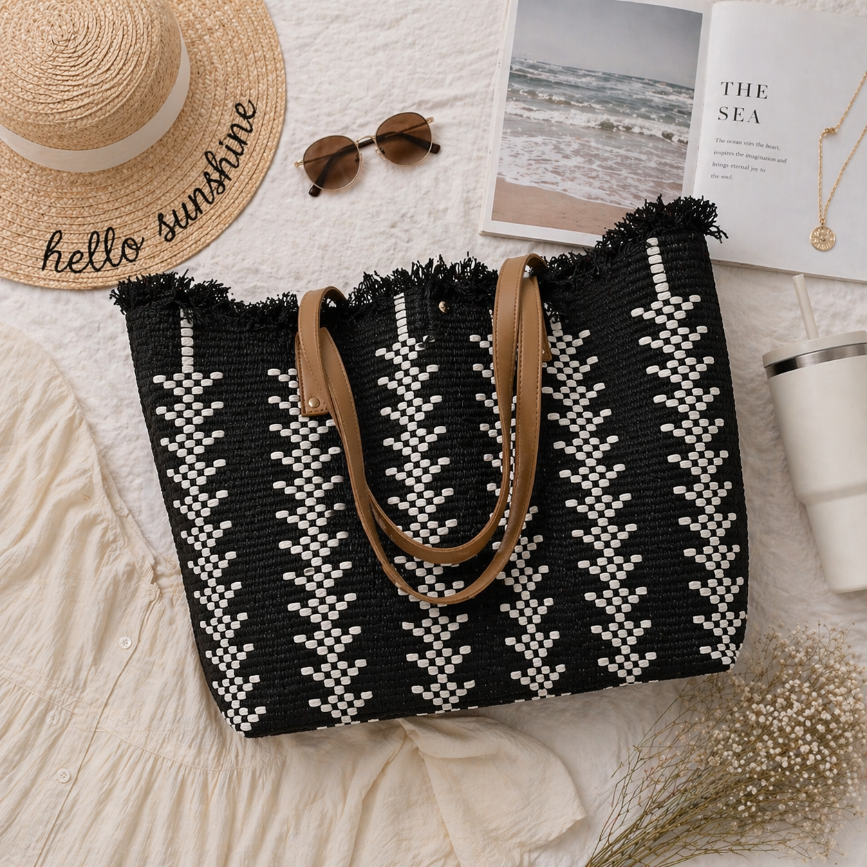 Ready to Ship | The Bella - Black Tote
