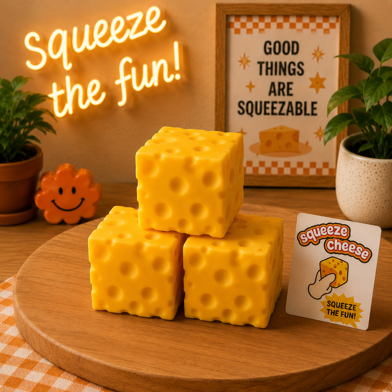 Ready to Ship  | BIG Cheese Squishy*