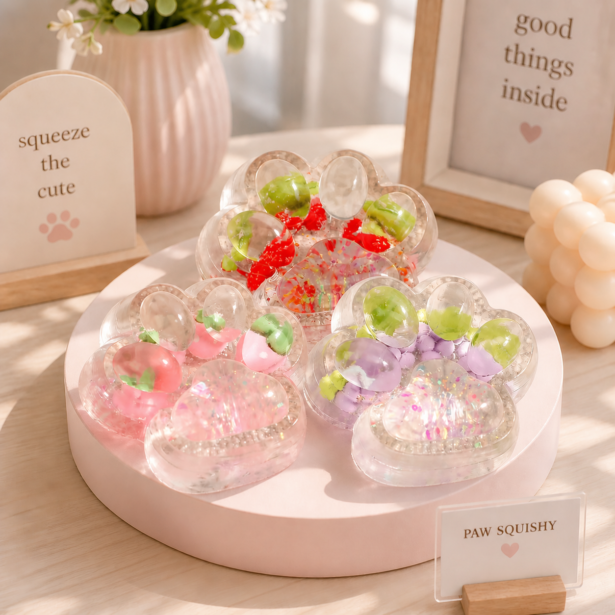 Ready to Ship | Paw Print Squishy