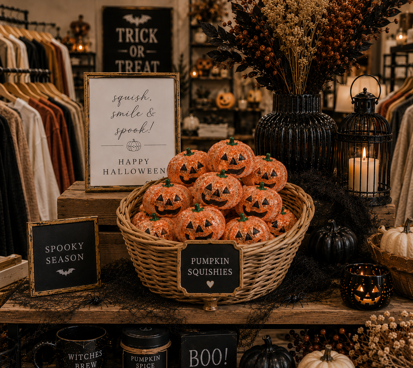 PreOrder - Squish, Smile & Spook - Pumpkin Squishy