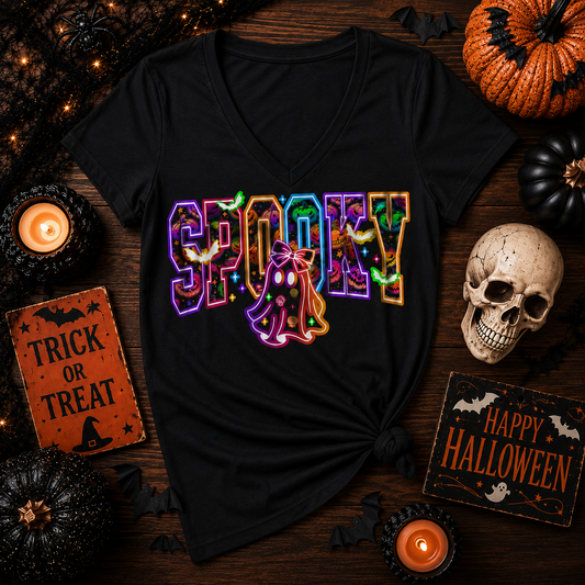 SPOOKY V-NECK*