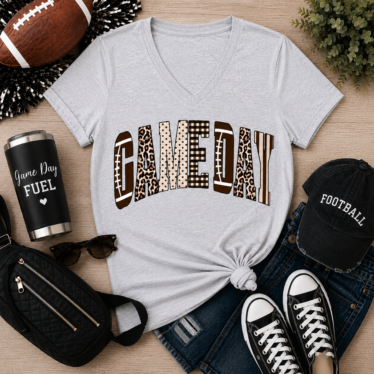 Game Day Graphic V-NECK