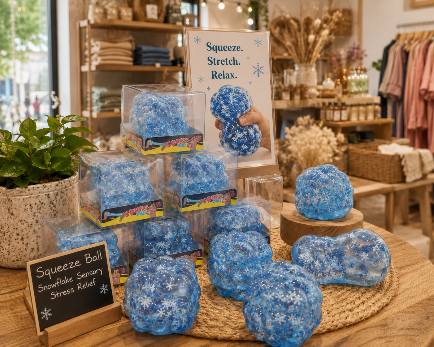PreOrder -Snowflake Rubik's Cube Squishy