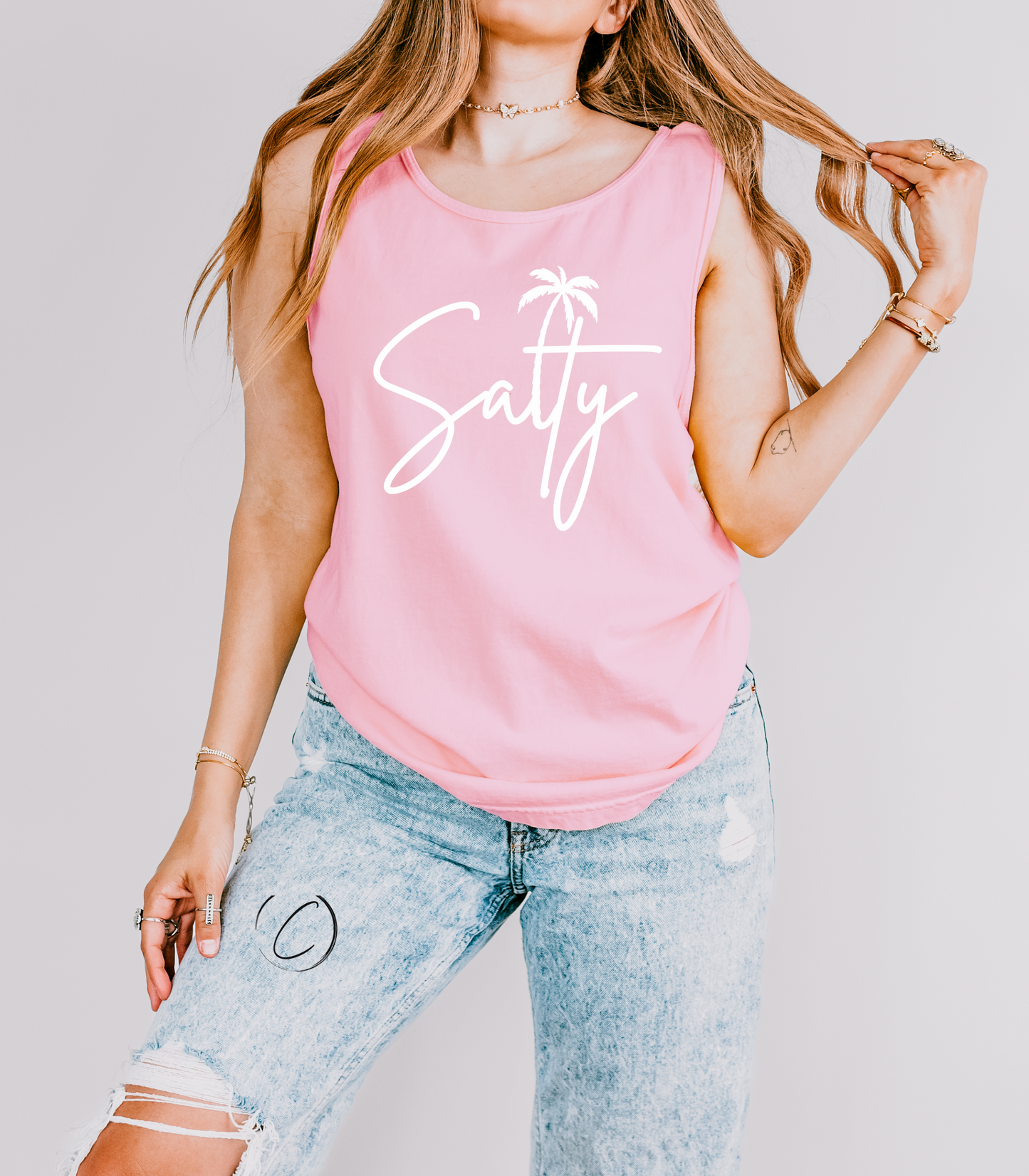 Salty Graphic Tank Top