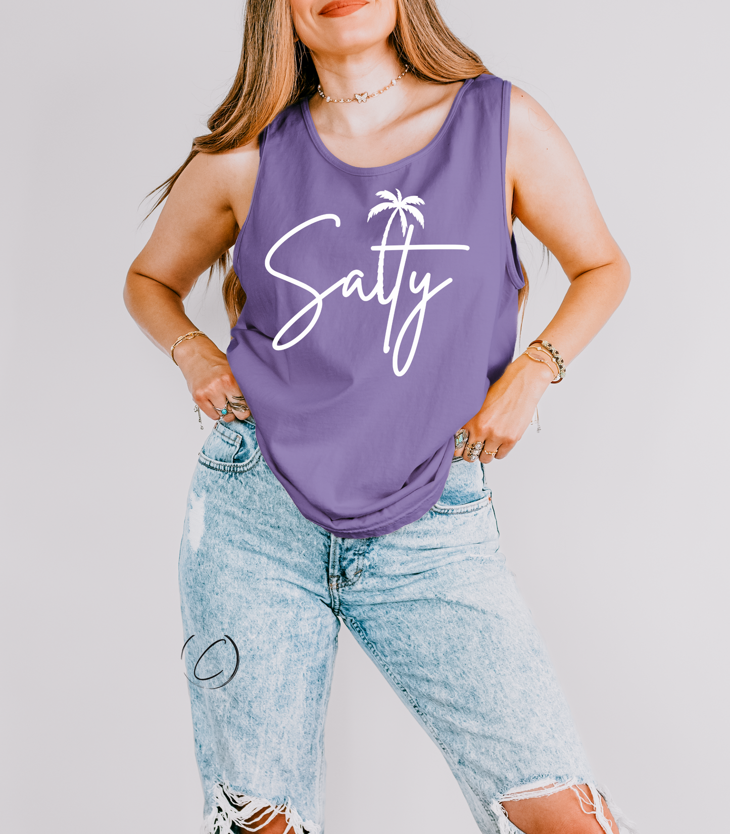 Salty Graphic Tank Top