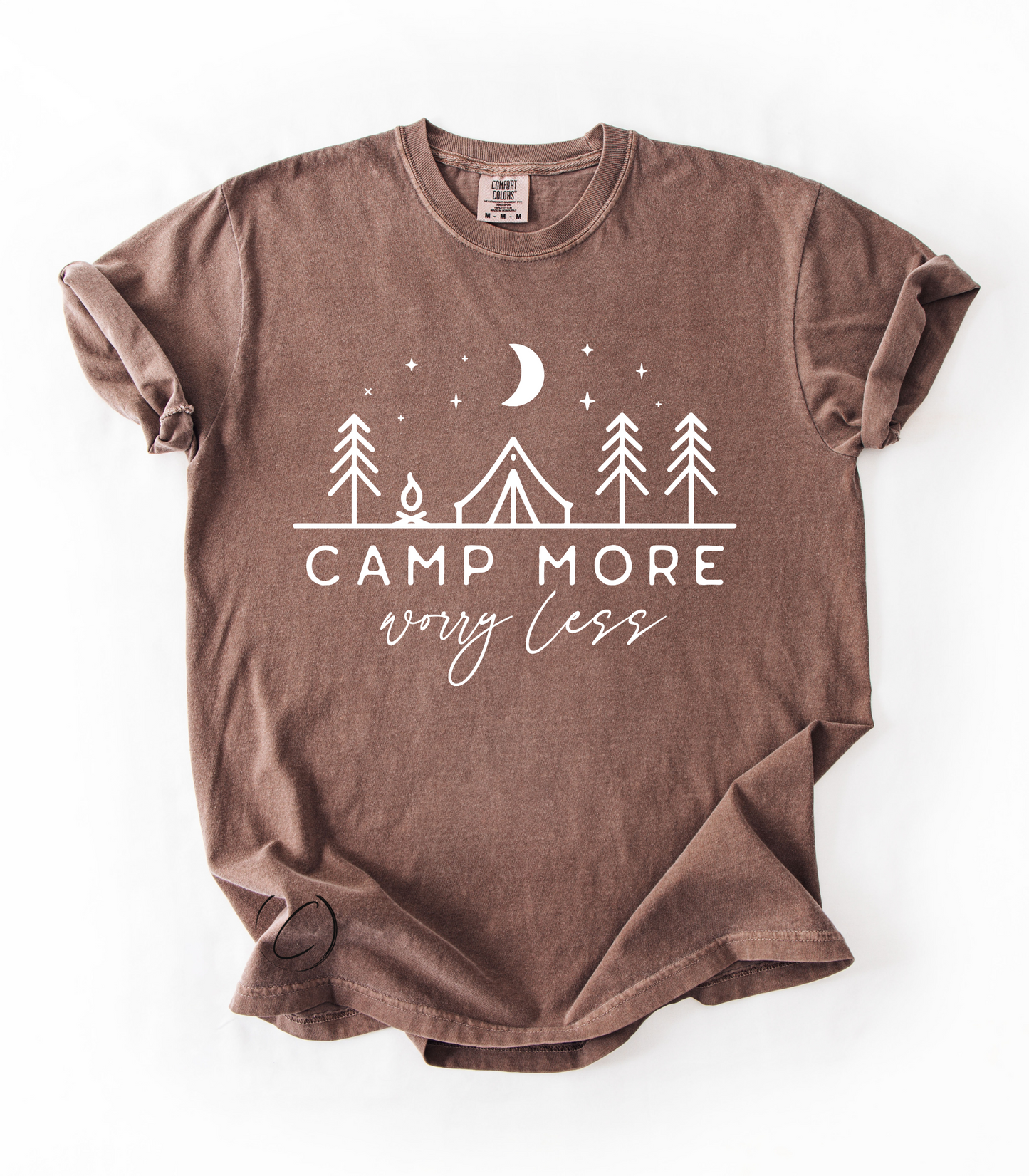 Camp More Worry Less Graphic Tee