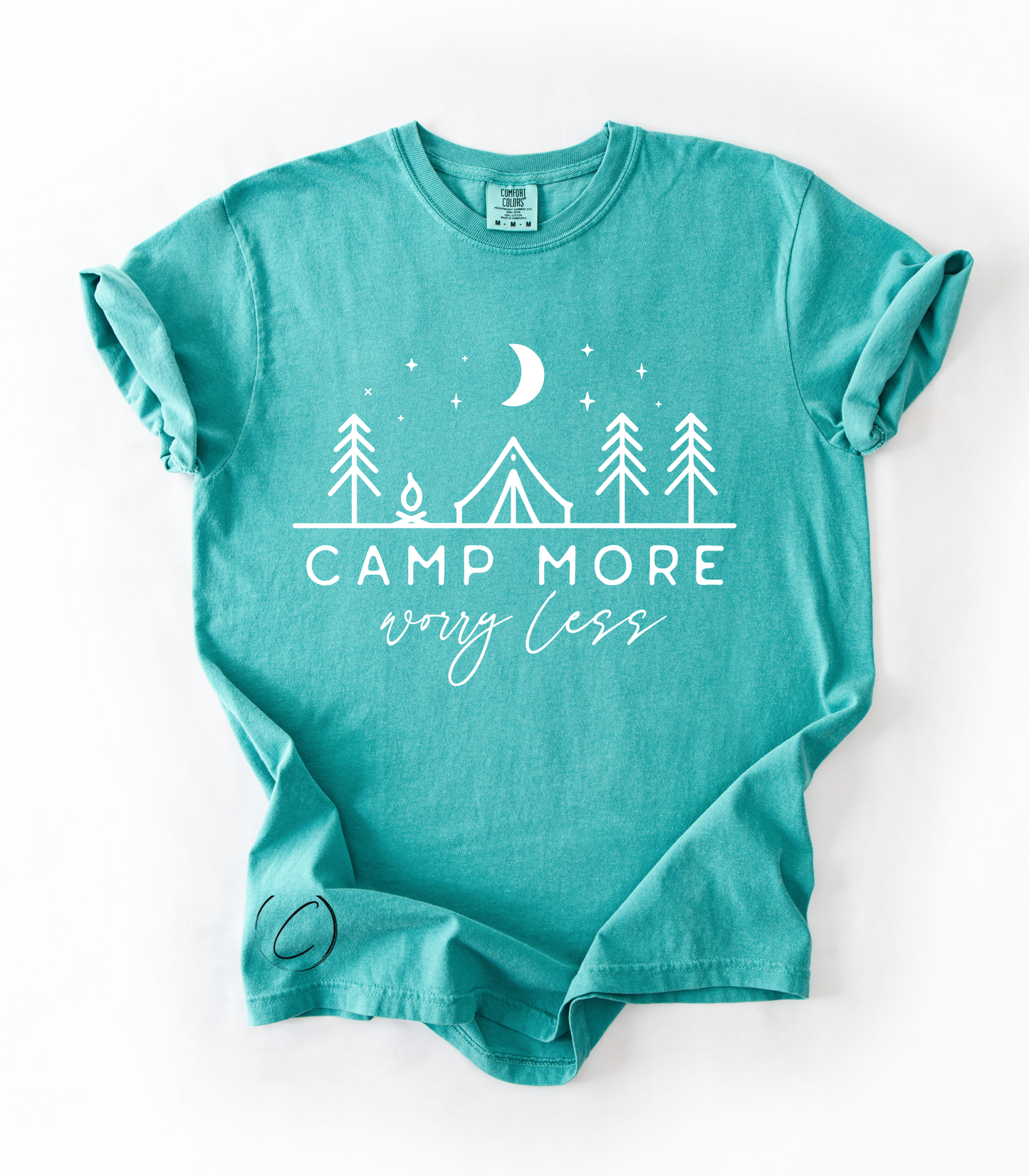 Camp More Worry Less Graphic Tee