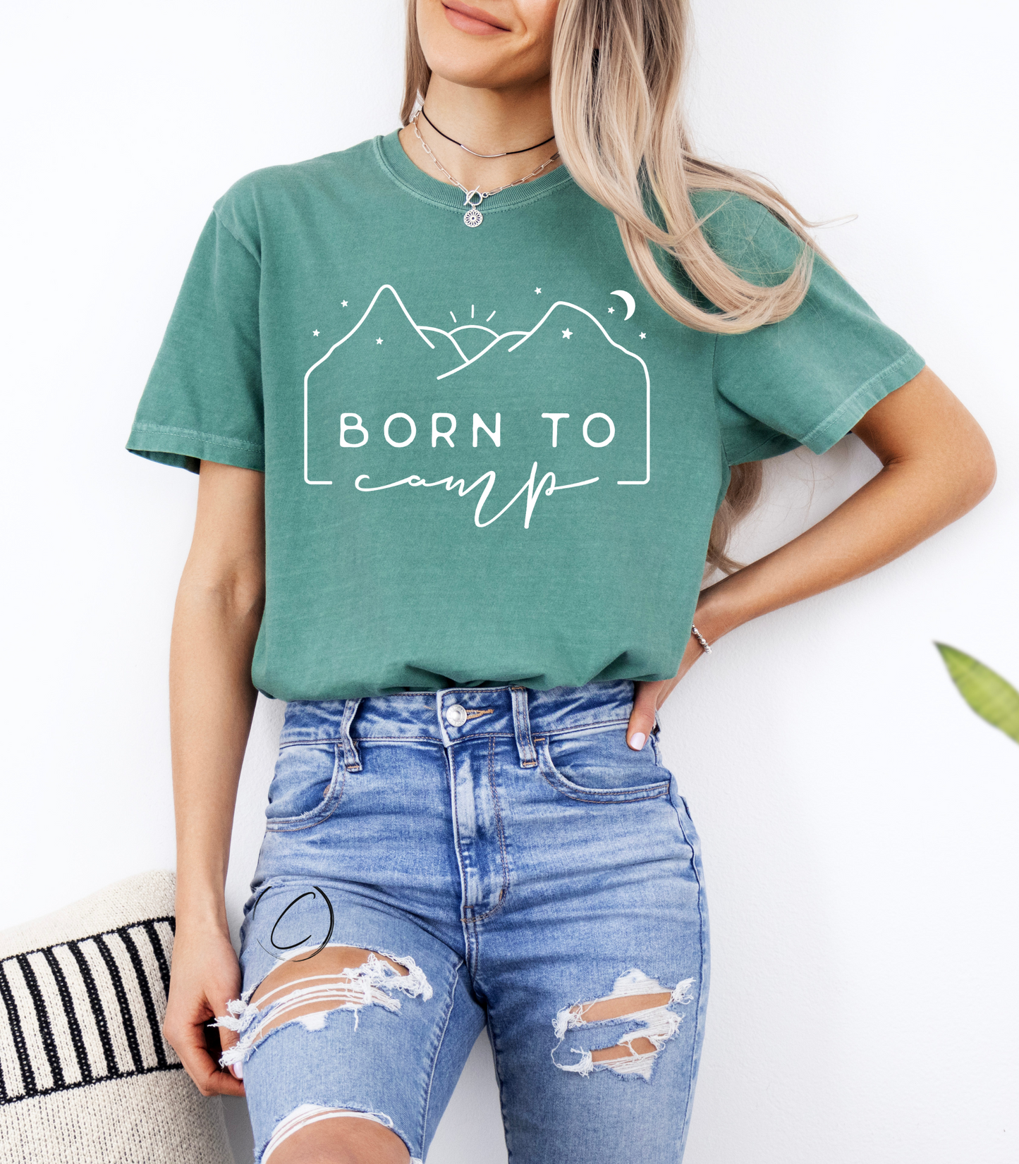 Born To Camp Graphic Tee
