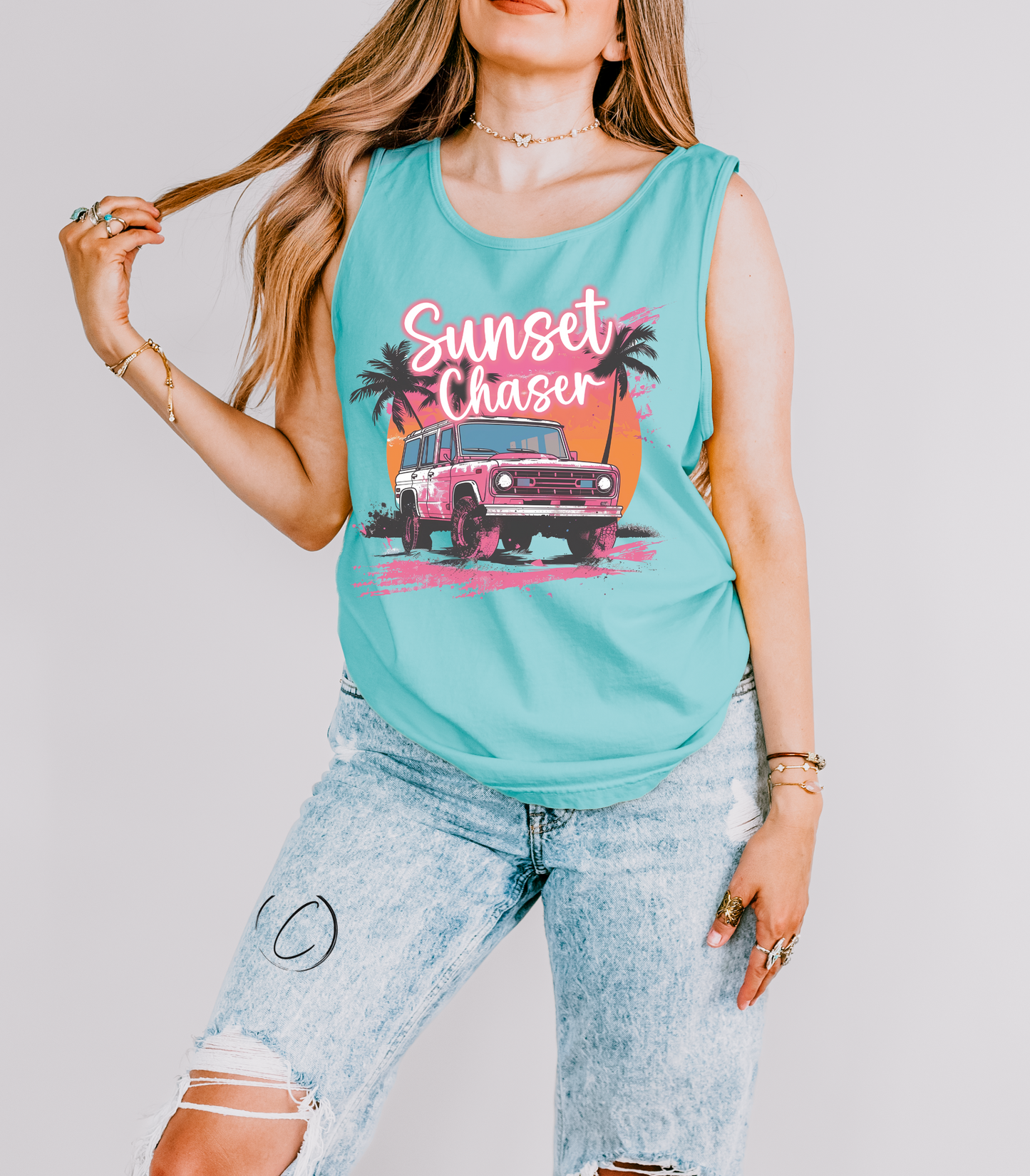 Sunset Chaser Graphic Tank Top