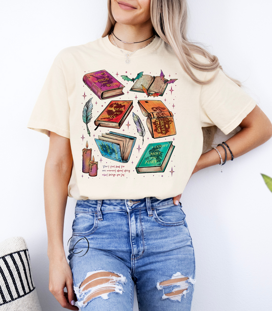 Book Series Graphic Tee