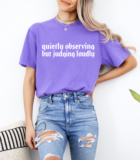 Quietly Observing Graphic Tee