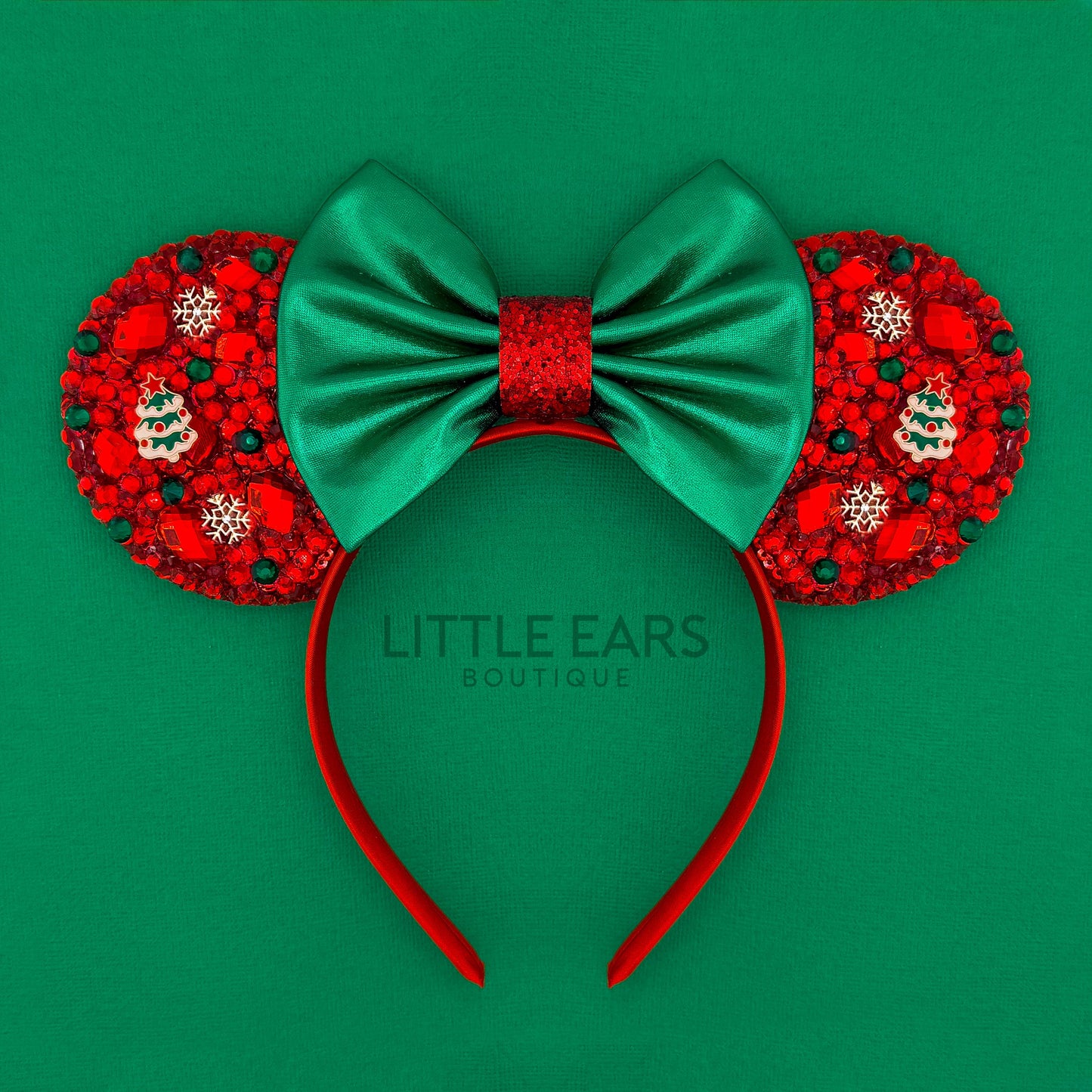 Christmas Tree Sparkle Mickey Ears