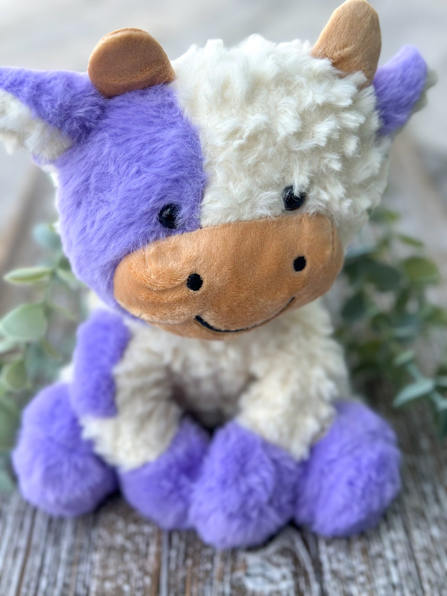 Daisy Cow "Purple" Stuffed Animal