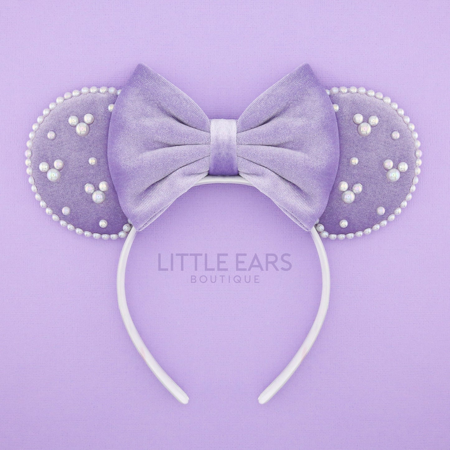 All Purple Pearls Mickey Ears