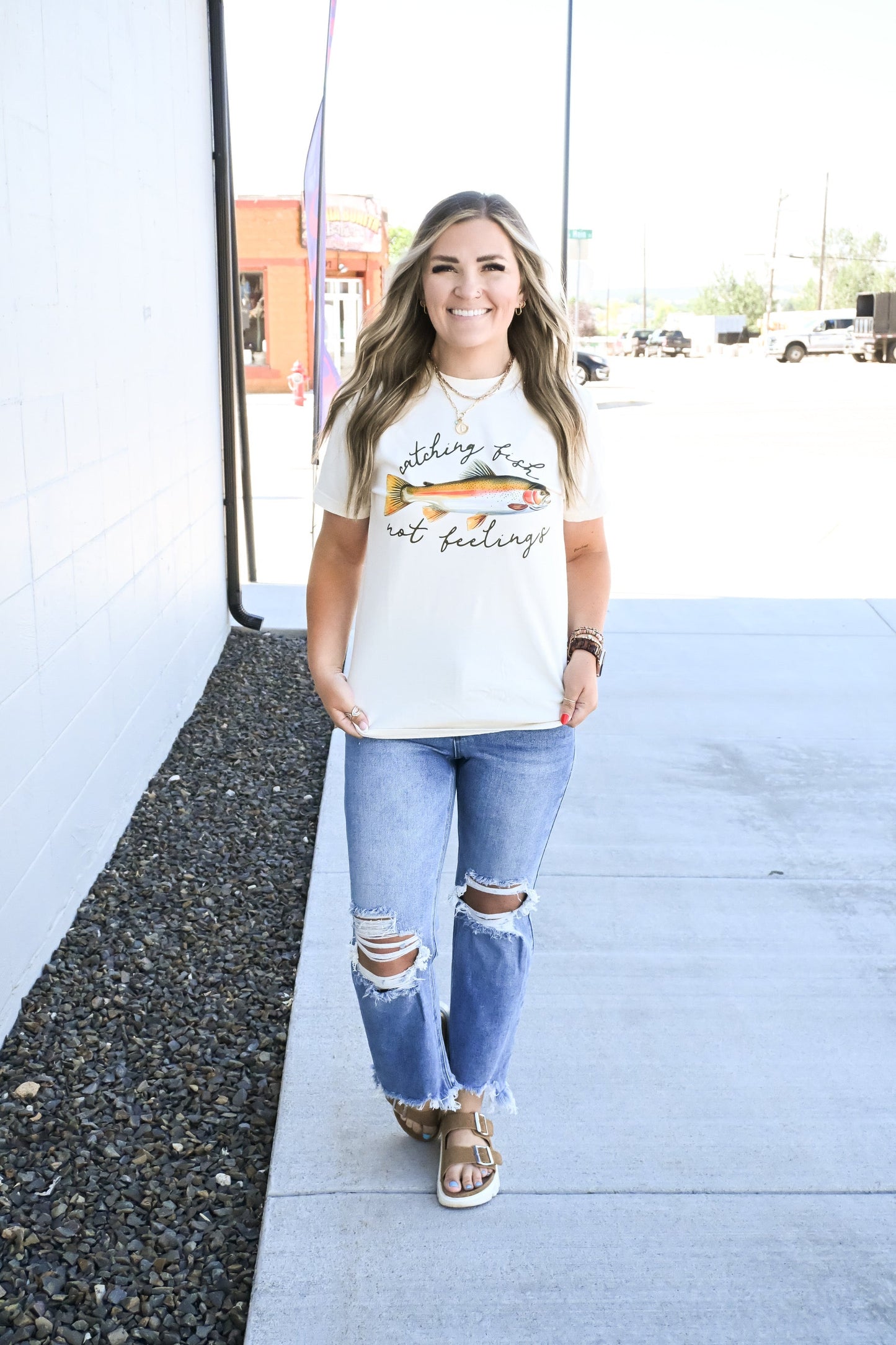 Catch Fish, Not Feelings Graphic Tee