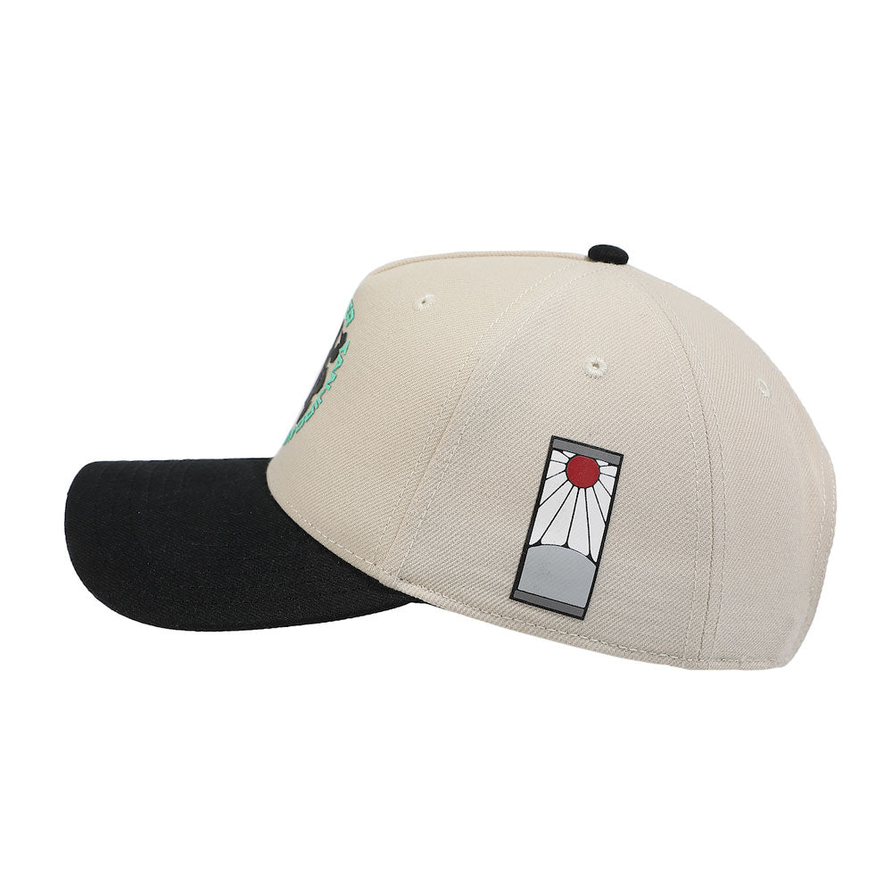 Demon Slayer Tanjiro Kamado Curved Bill Snapback Hat