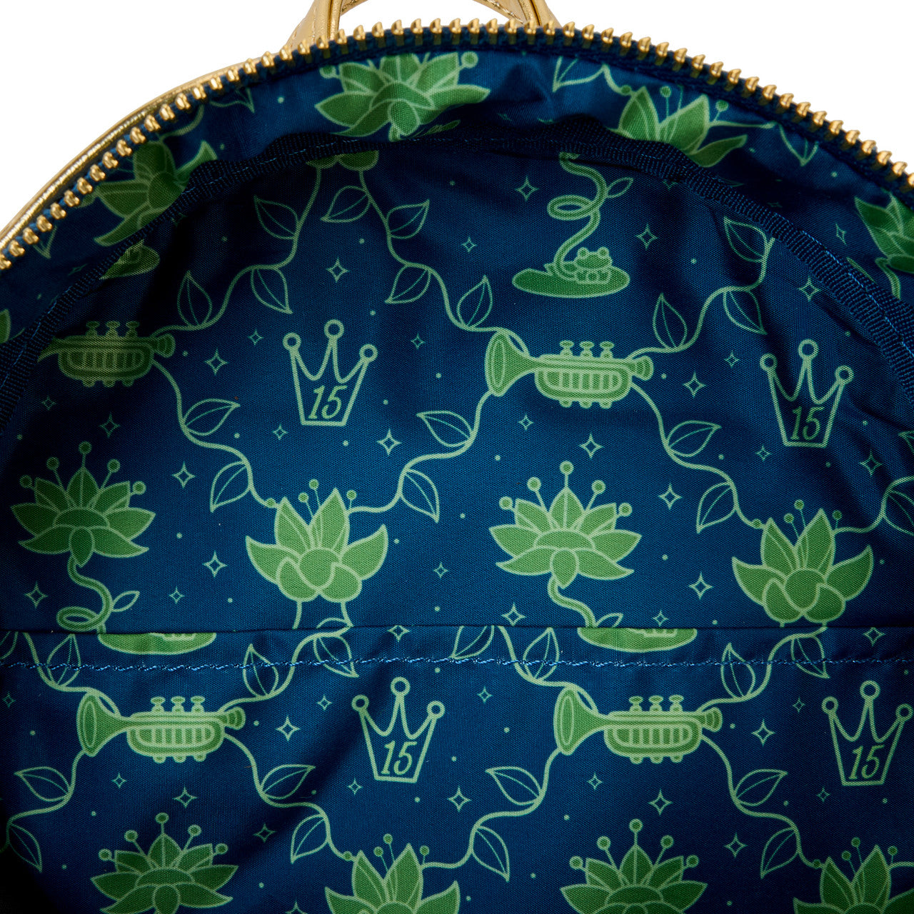 Disney Princess & The Frog 15th Anniversary Glow-in-The-Dark Mini Backpack by Loungefly