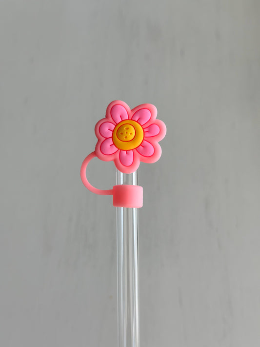 Straw Cover 10MM "Happy Flower"