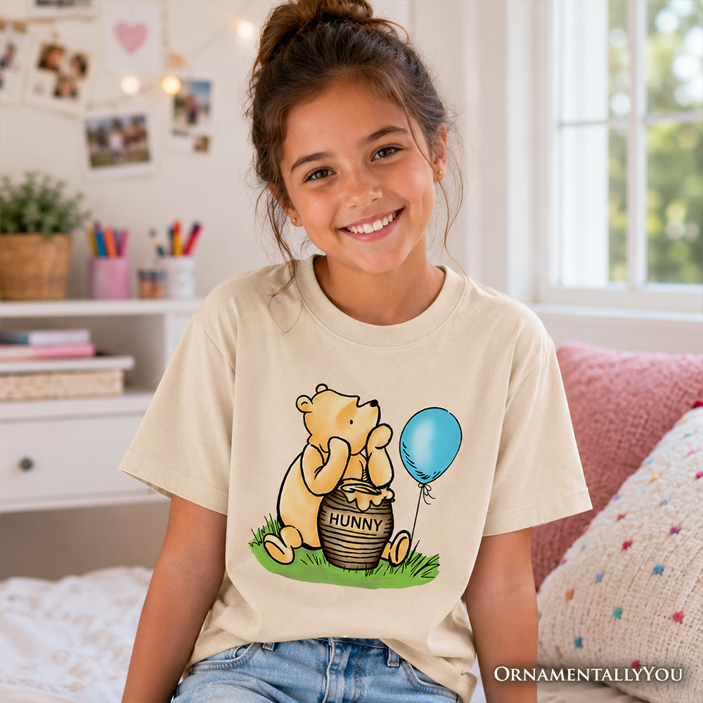 Kids Charming Storybook Bear Cute Trendy Tee