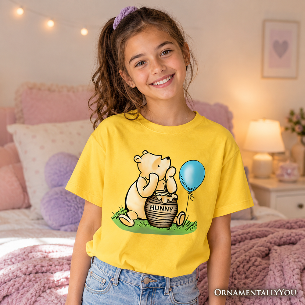 Kids Charming Storybook Bear Cute Trendy Tee
