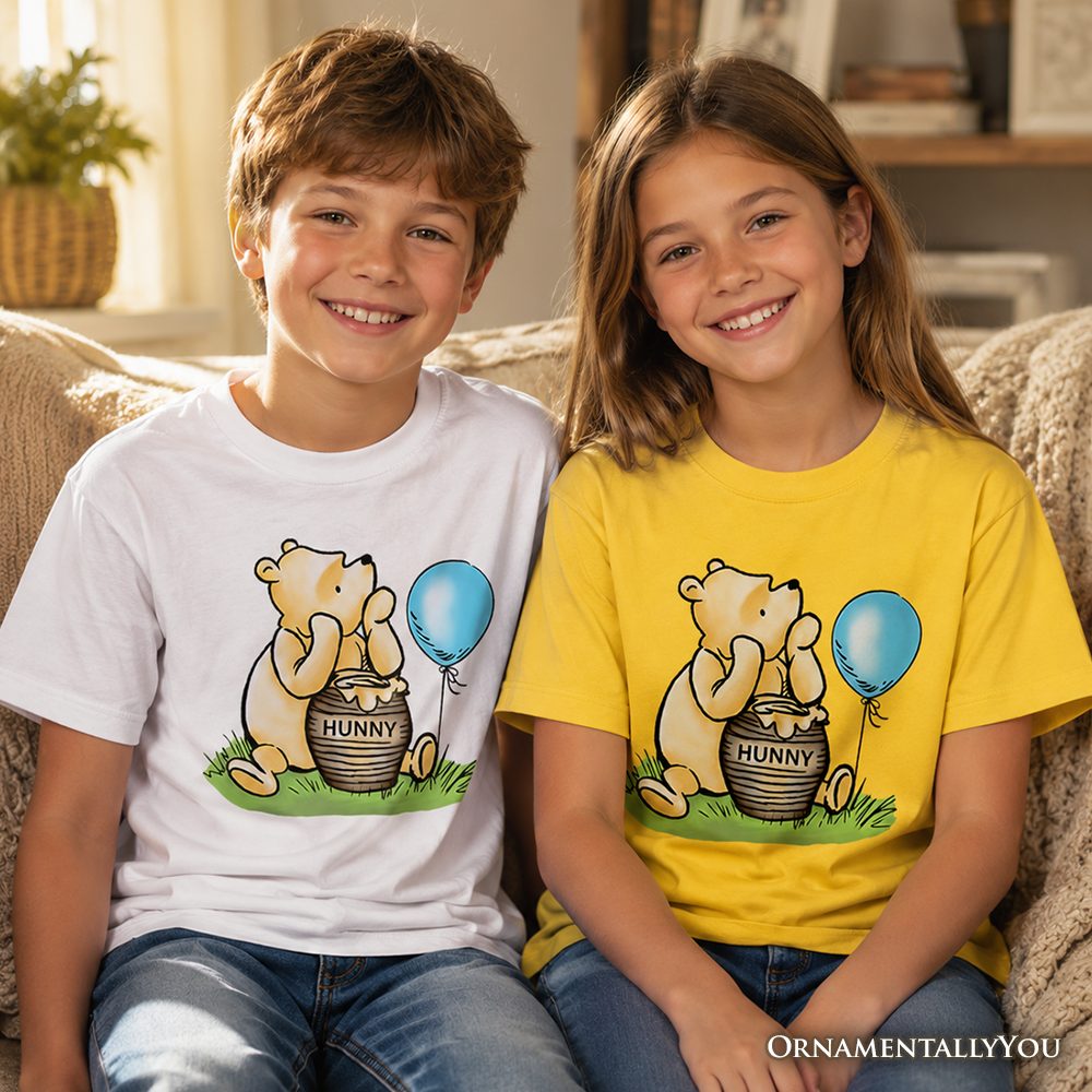 Kids Charming Storybook Bear Cute Trendy Tee